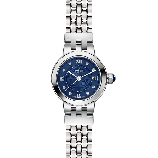 CLAIR DE ROSE 26mm | Steel Case Blue Diamond Dot Dial