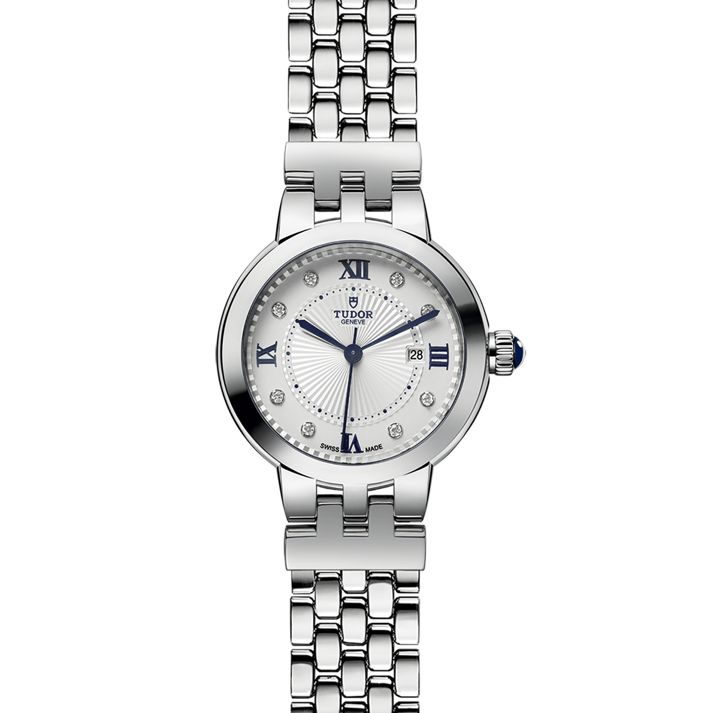 CLAIR DE ROSE 30mm | Steel Case Opaline & Diamond Dot Dial