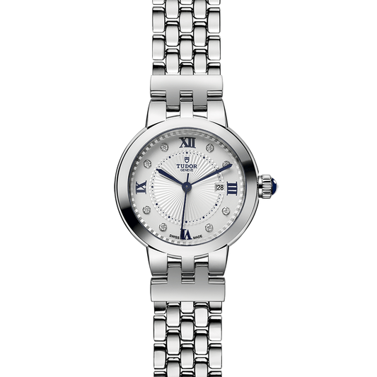 CLAIR DE ROSE 30mm | Steel Case Opaline & Diamond Dot Dial
