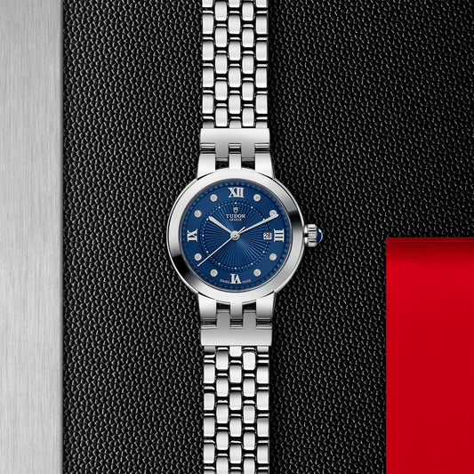 CLAIR DE ROSE 30mm | Steel Case Diamond Dot Dial