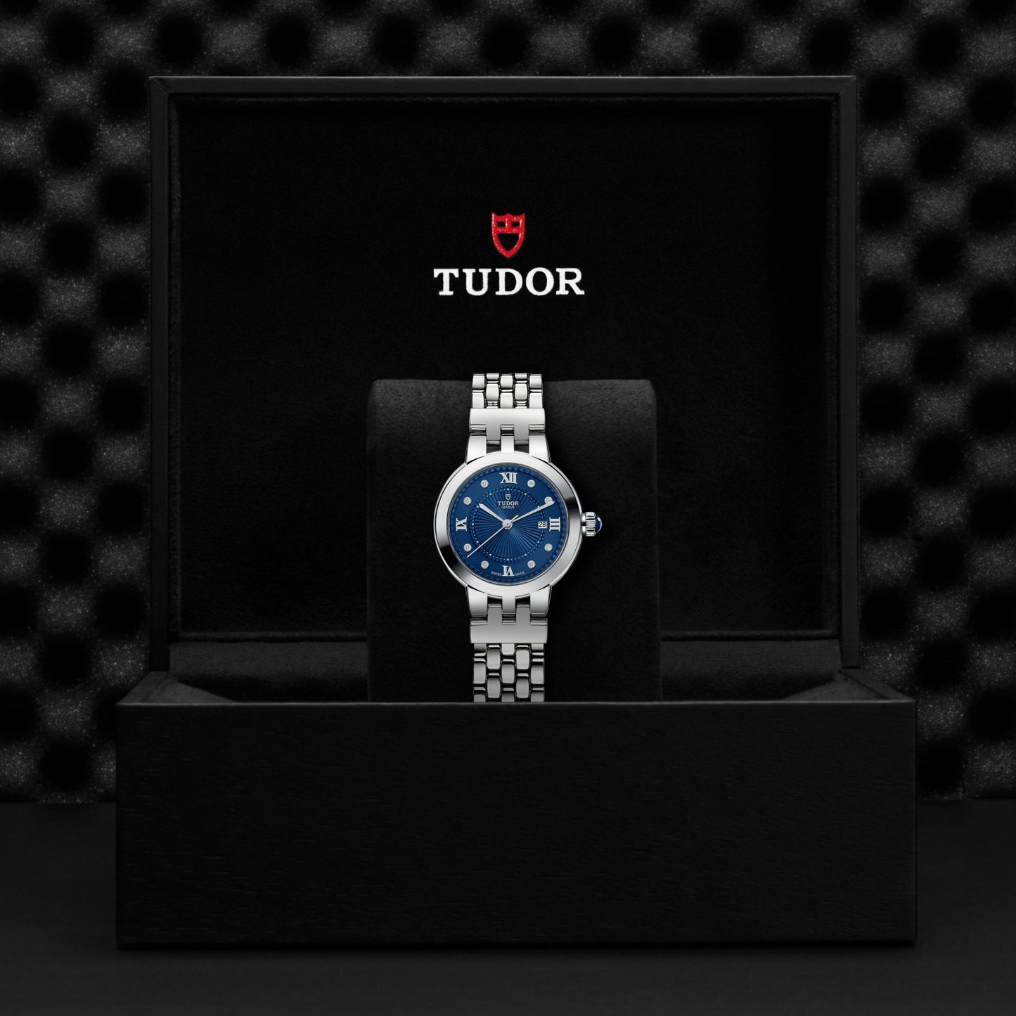 CLAIR DE ROSE 30mm | Steel Case Diamond Dot Dial