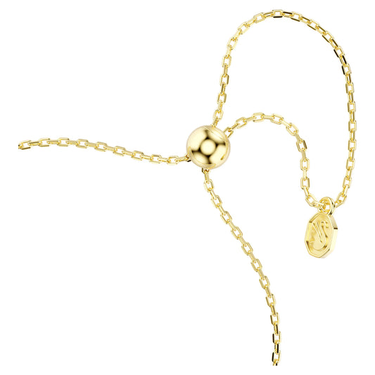 Magic Bracelet Mixed Cuts, Snowflake, White, 18K Gold Finish