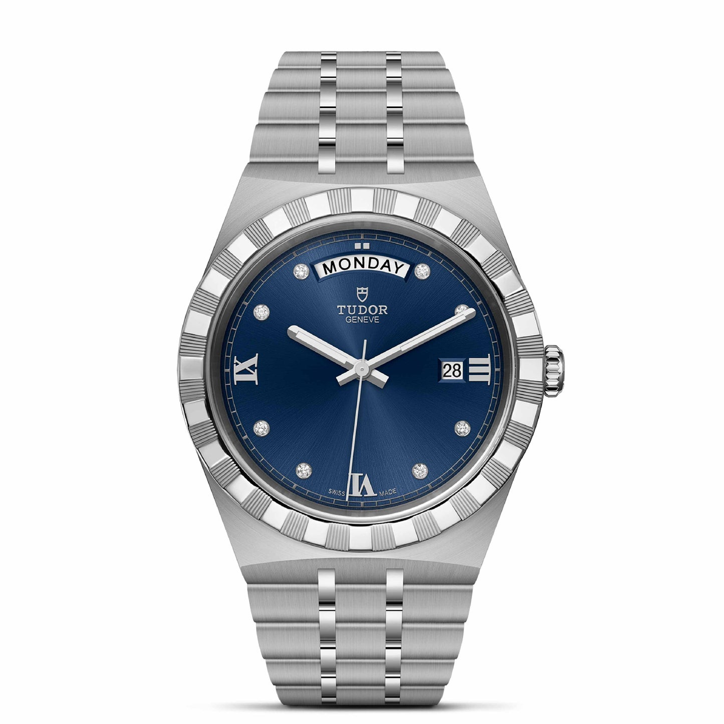 ROYAL 41mm | Steel Case Blue Diamond Dot Dial