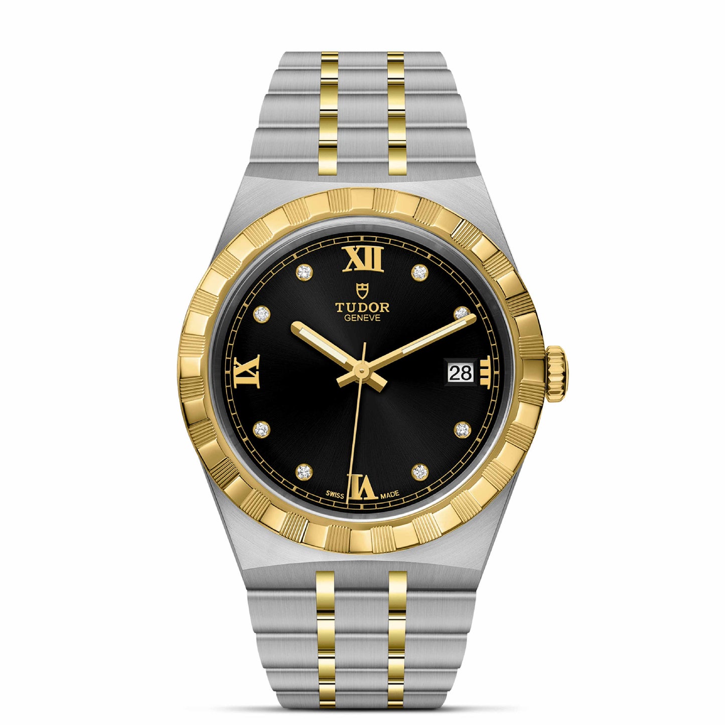 ROYAL 38mm | Steel Case Black Diamond Dot Dial