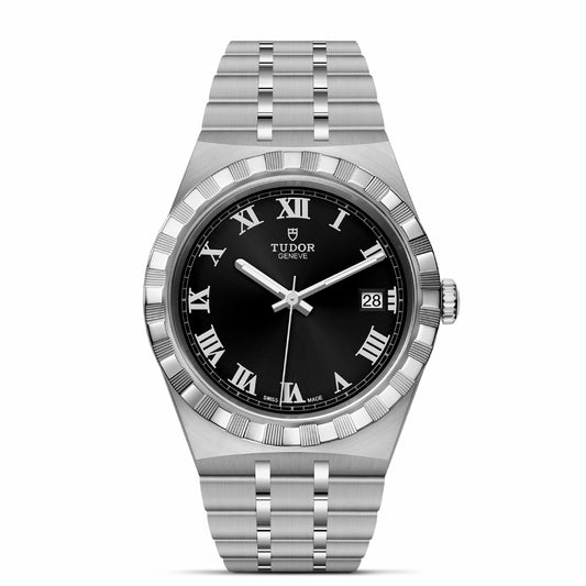 ROYAL 38mm | Steel Case Black Dial