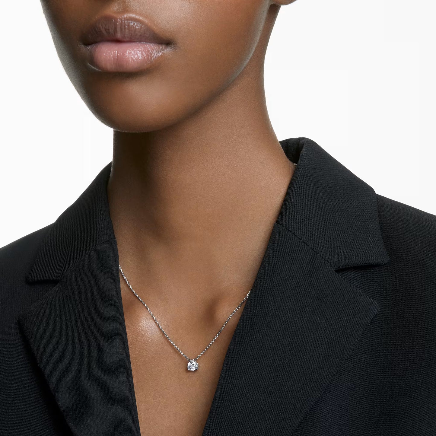 Millenia pendant Trilliant cut crystal, White