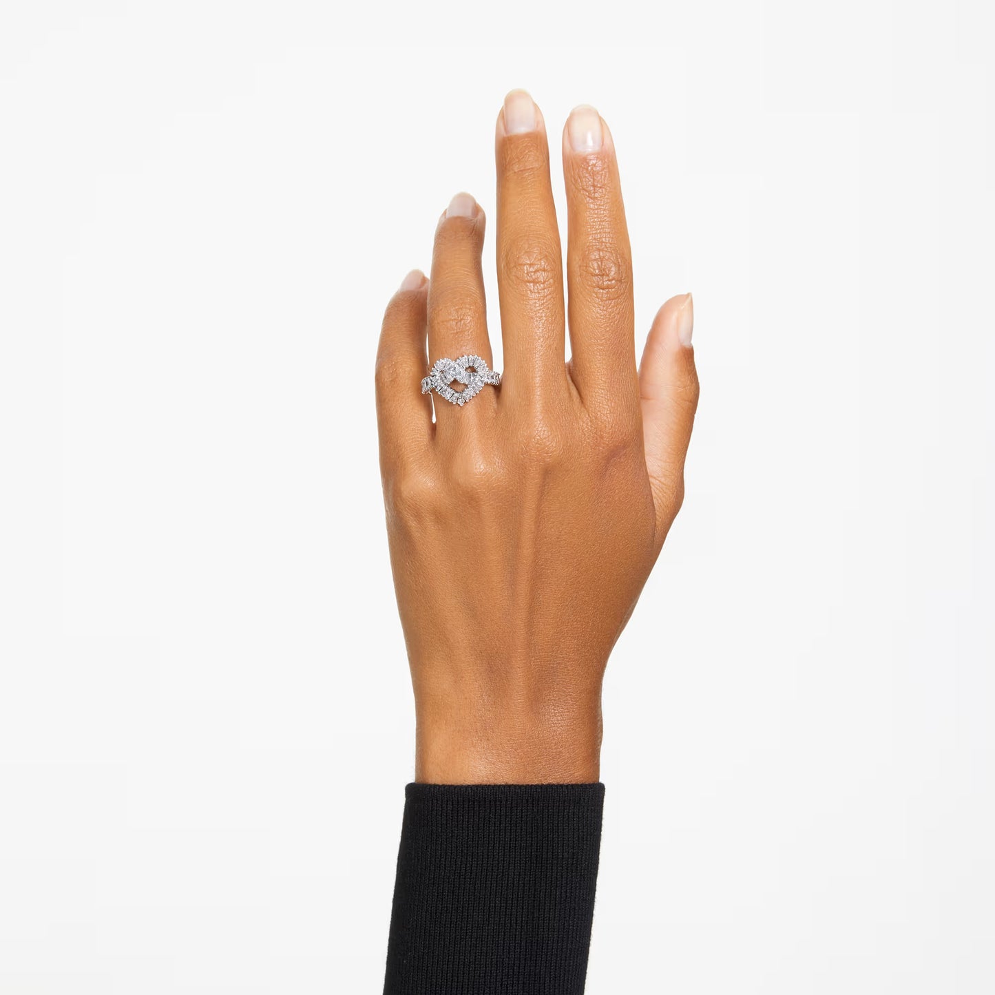Matrix cocktail ring