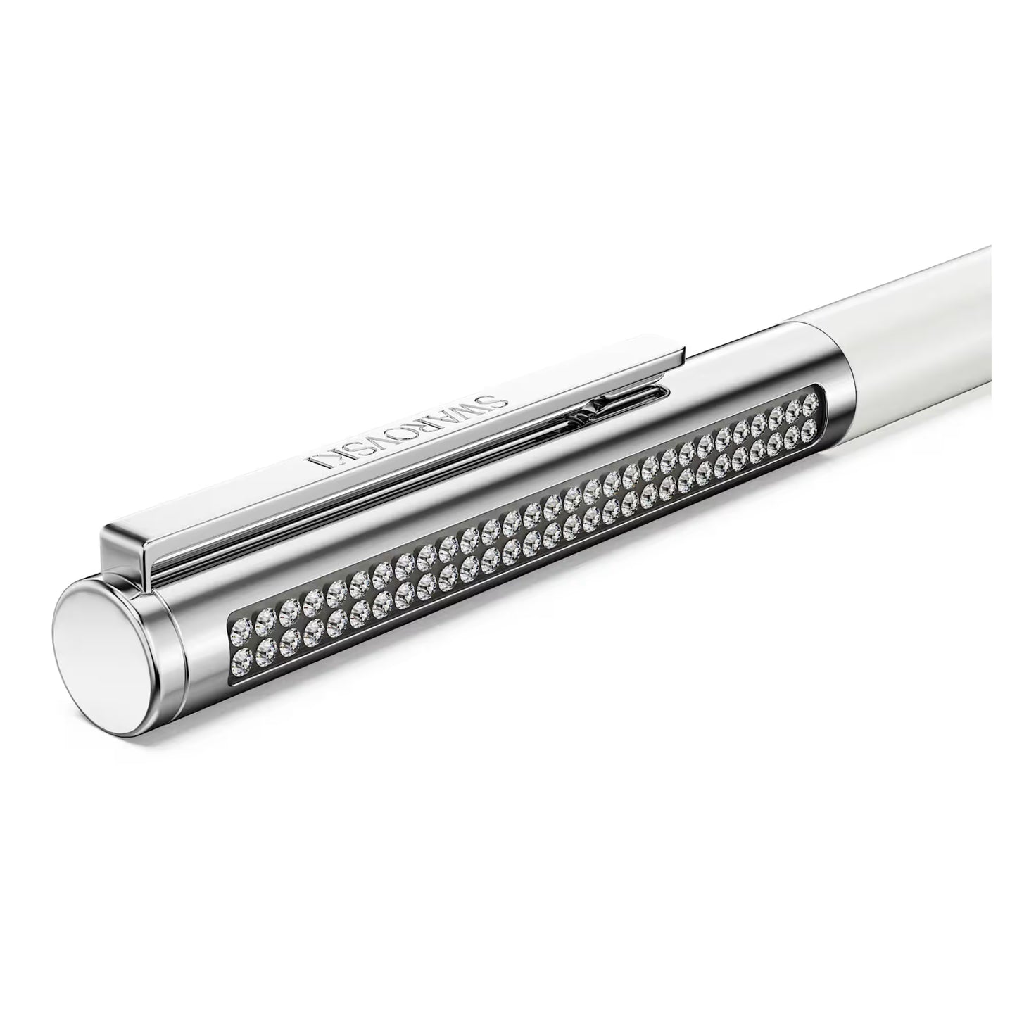 Matrix Tennis ballpoint pen, White, Chrome plated