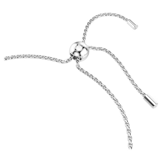 Matrix bracelet, Gradient of round cuts, Rhodium