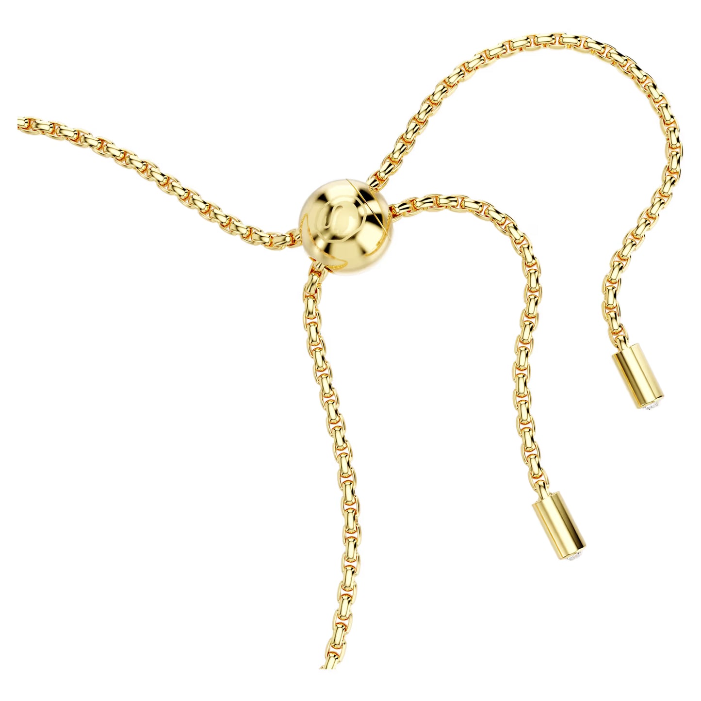 Matrix bracelet, Pear cut, Pink, Gold-tone plated