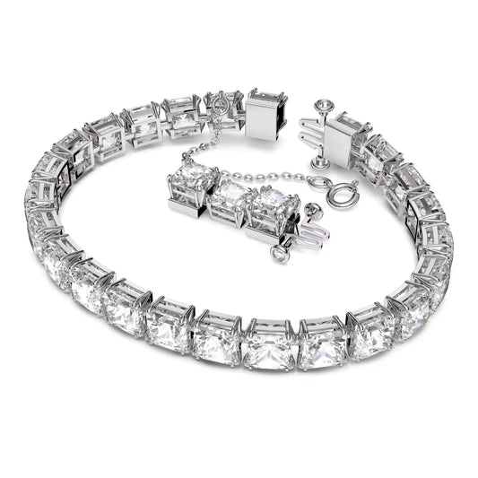 Millenia bracelet, Square cut, White