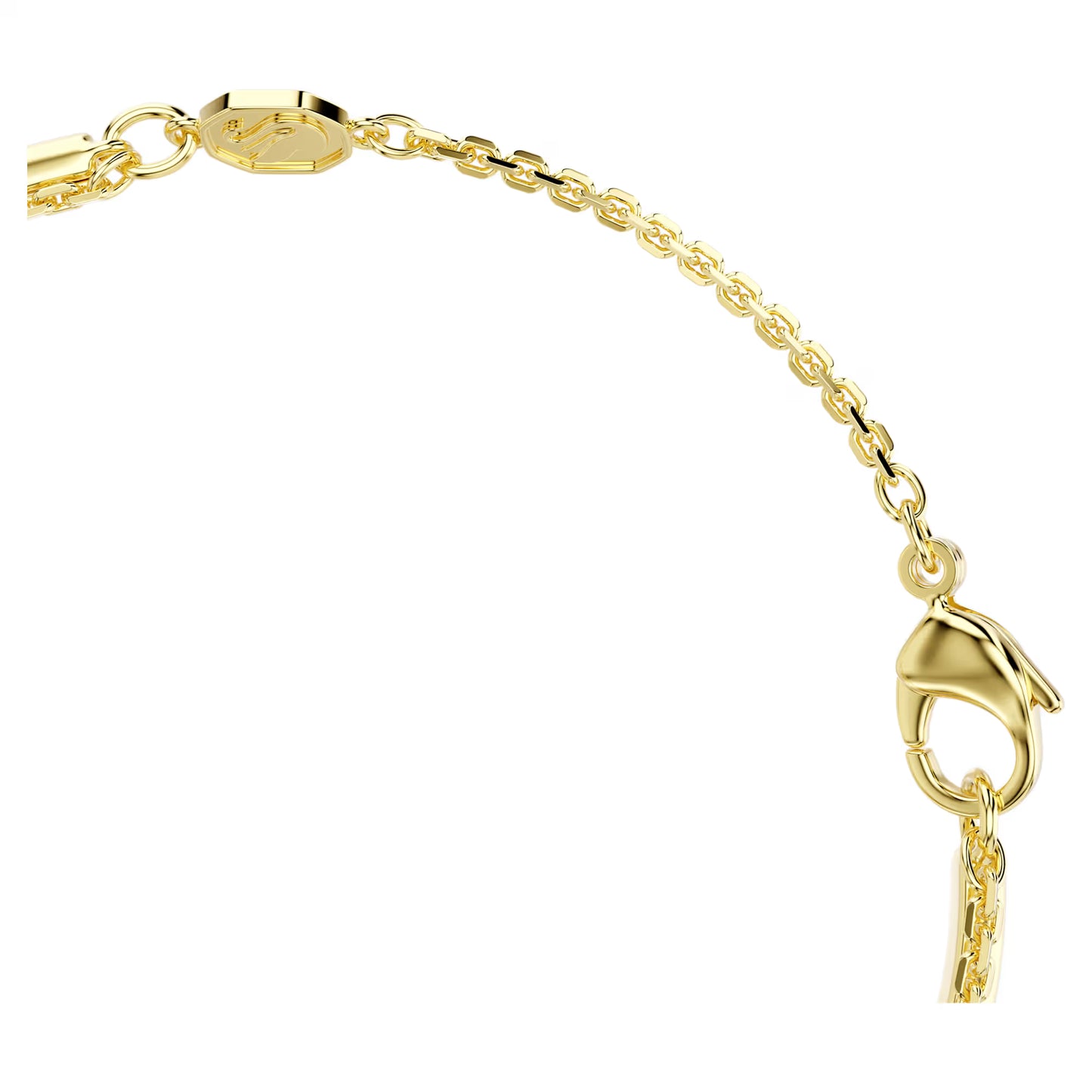 Mesmera bracelet Mixed cuts, White, 18K gold finish