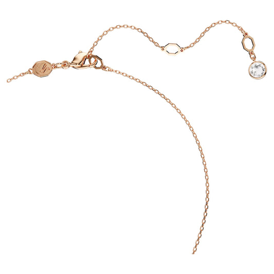 Sublima set, White, Rose gold-tone plated