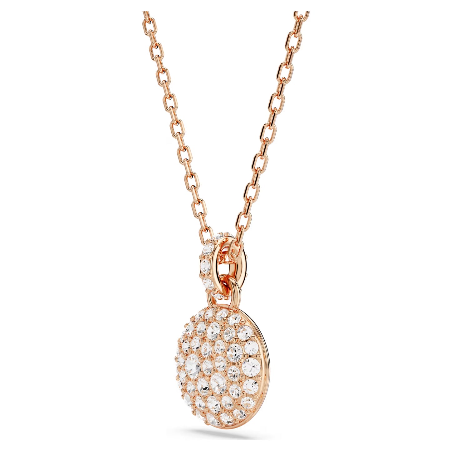 Sublima set, White, Rose gold-tone plated