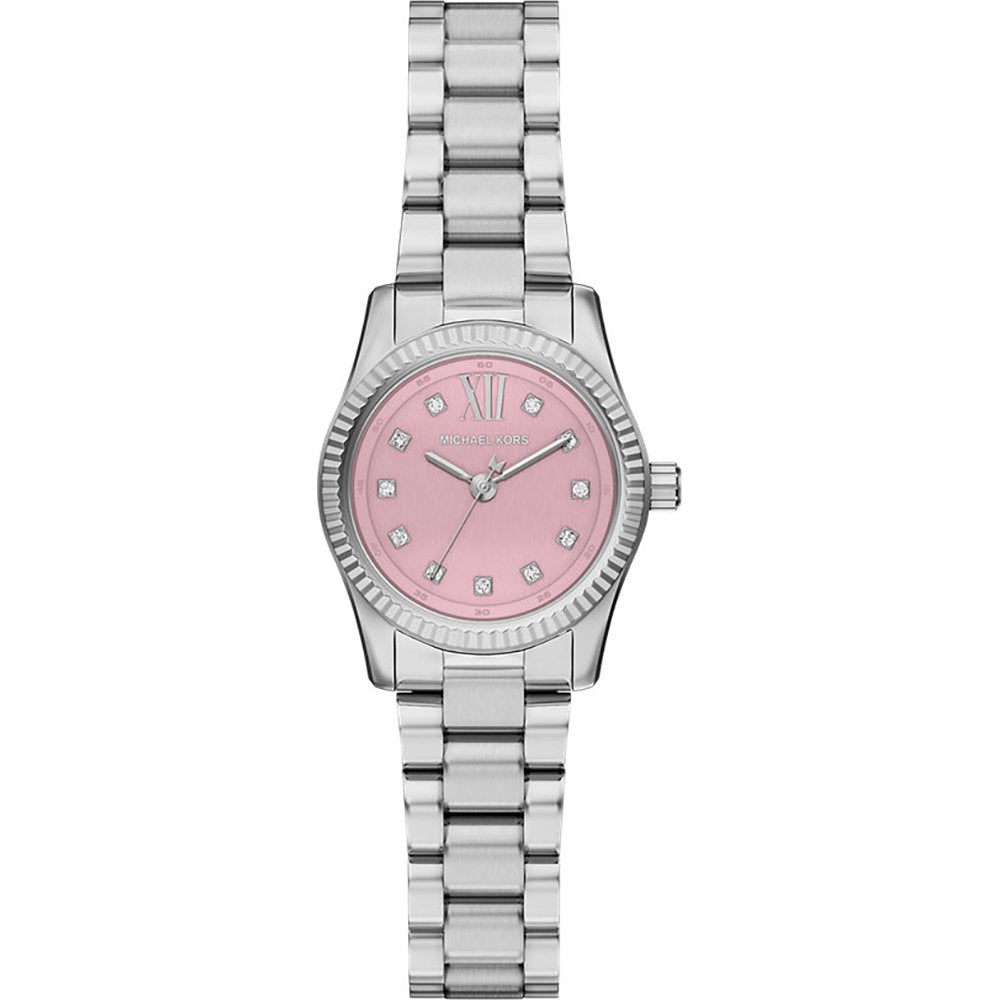 Petite Lexington Pavé Silver-Tone Watch