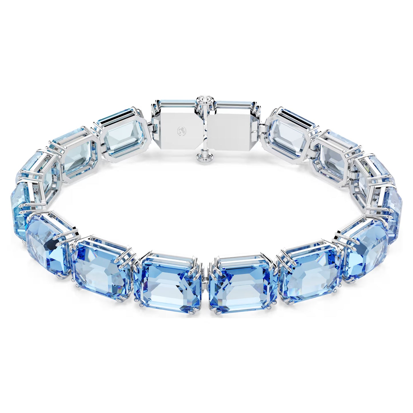 Millenia bracelet, Octagon cut, Blue gradient