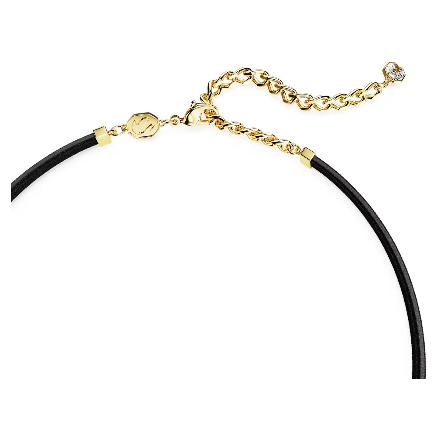 Millenia Tennis choker, Octagon cut, Purple, Gold-tone
