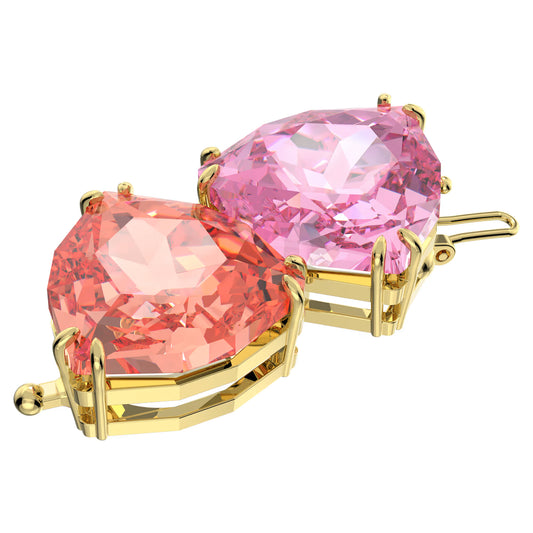 Millenia extender, Trilliant cut, Multicolored, Gold-tone plated
