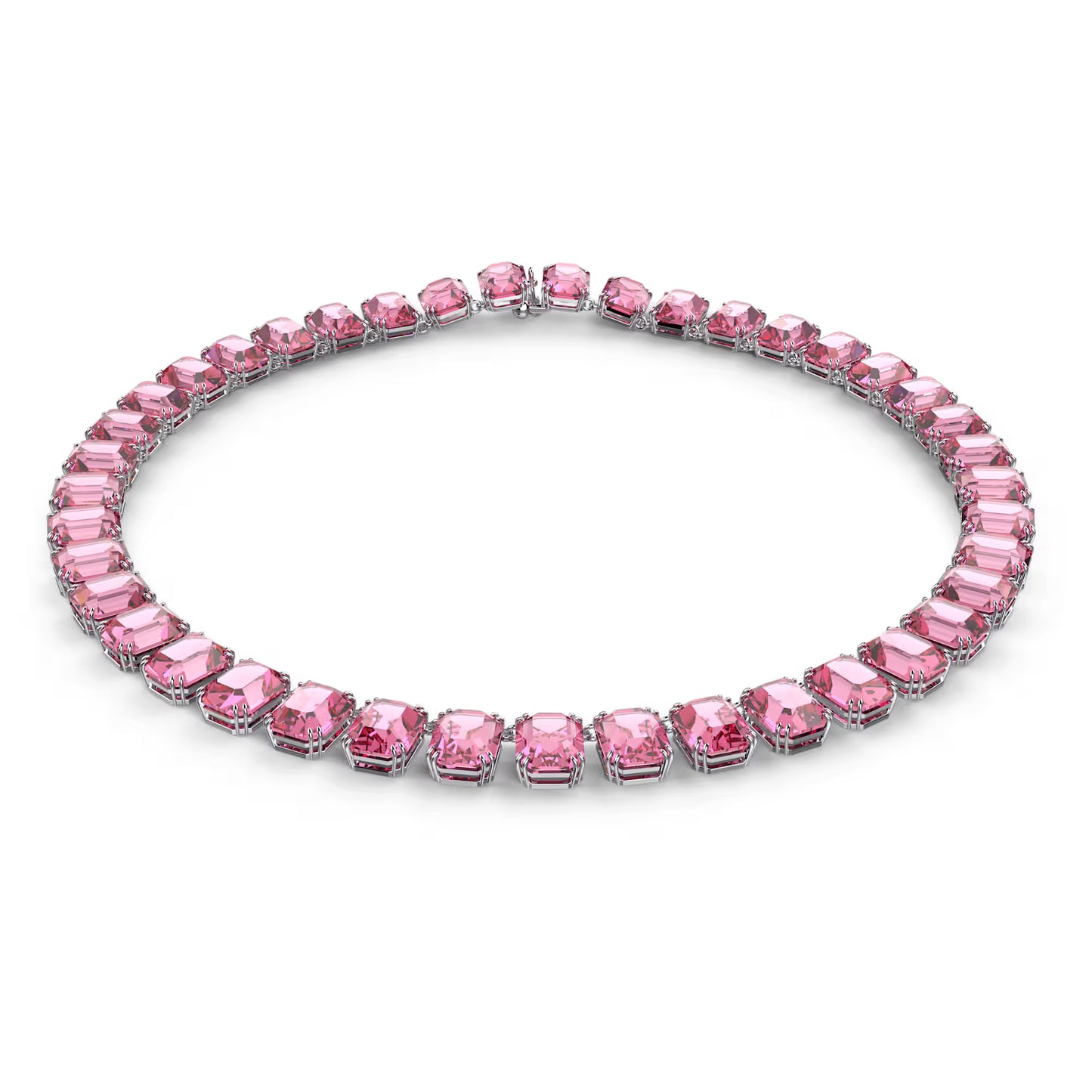 Millenia necklace, Octagon cut, Pink