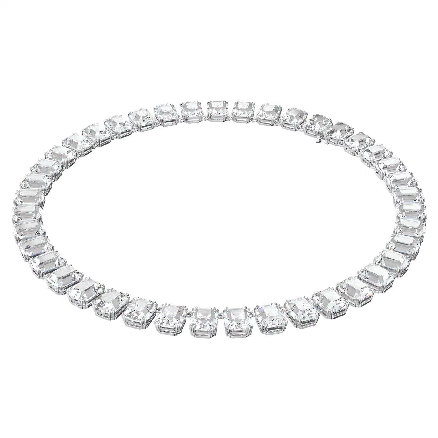 Millenia All Crystal Octagon Cut Necklace