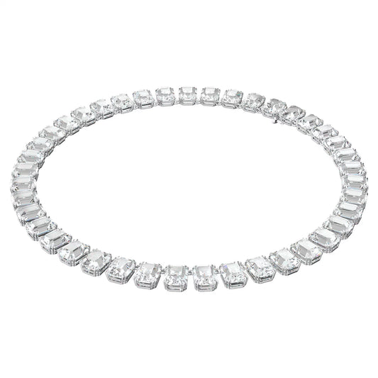 Millenia All Crystal Octagon Cut Necklace