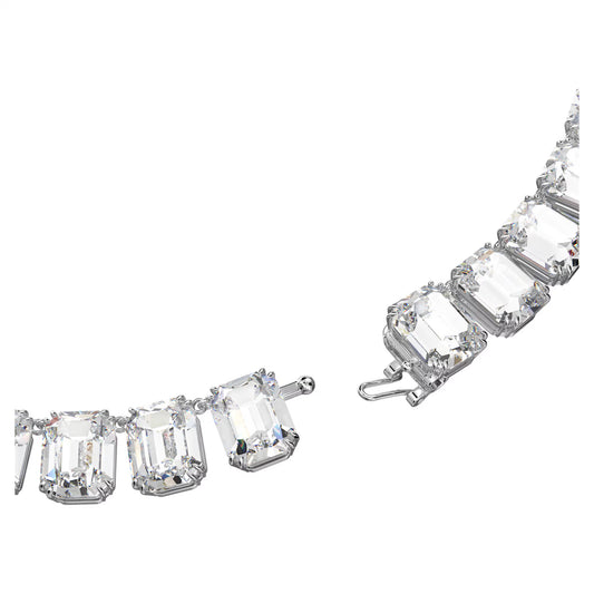 Millenia All Crystal Octagon Cut Necklace