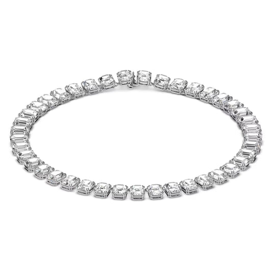 Millenia All Crystal Octagon Cut Necklace