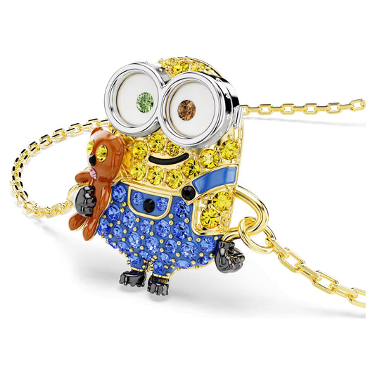 Minions Bob bracelet, Pavé, Multicoloured, Gold-tone plated