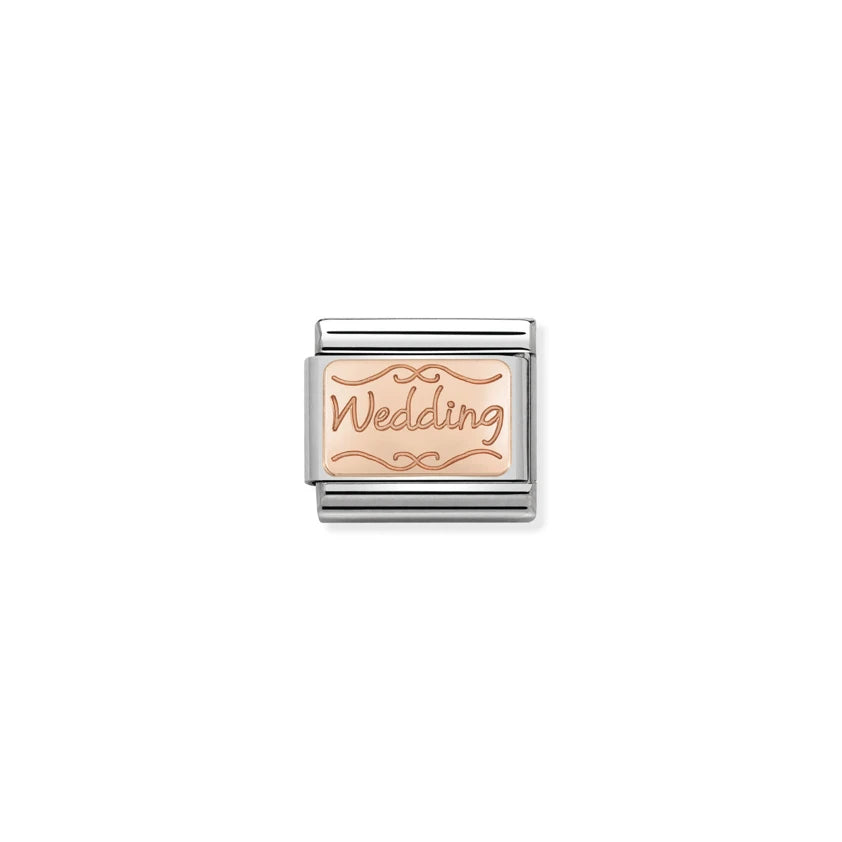 Wedding Plates Rose Gold Charm