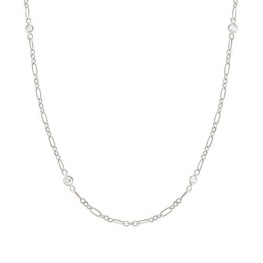 Nomination Bella Sterling Silver Elongated Chain Necklace 146686/036