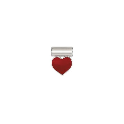 Nomination SeiMia Sterling Silver Red Enamel Heart Pendant