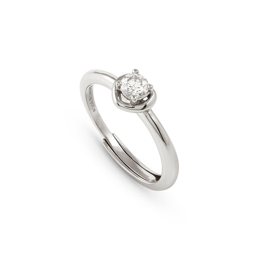 Nomination Cosmic Love Silver Heart CZ Ring 241700/004