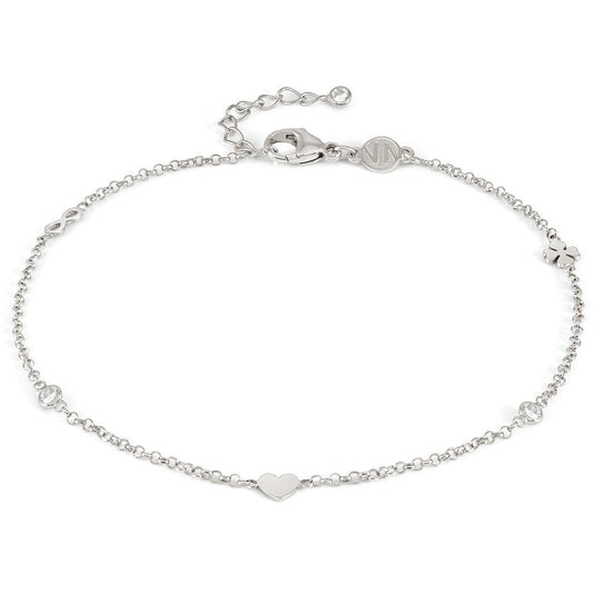 Sterling Silver Marquise Stone Anklet