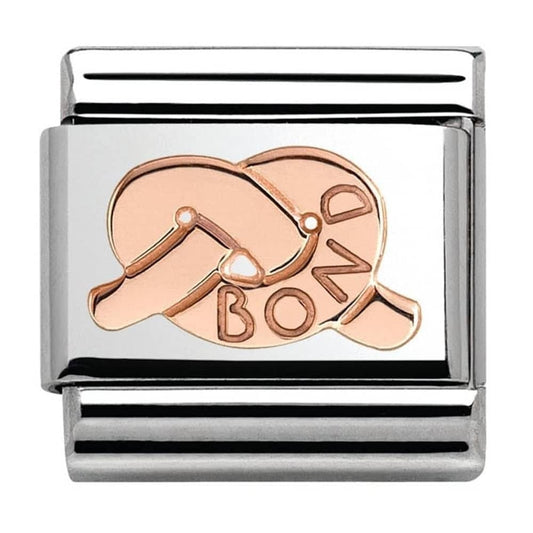 Classic Rose Gold Bond Promises Knot Charm
