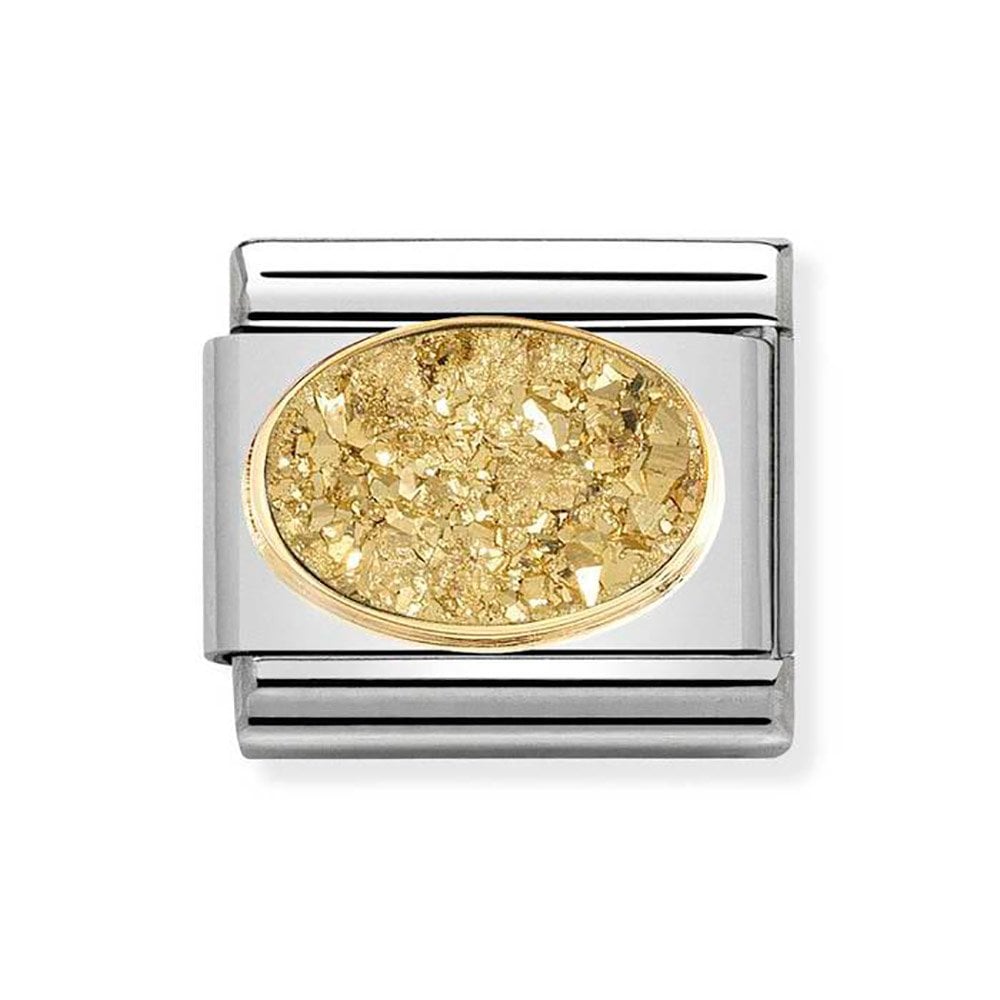 CLASSIC Druzy Agate Gold Dust Charm