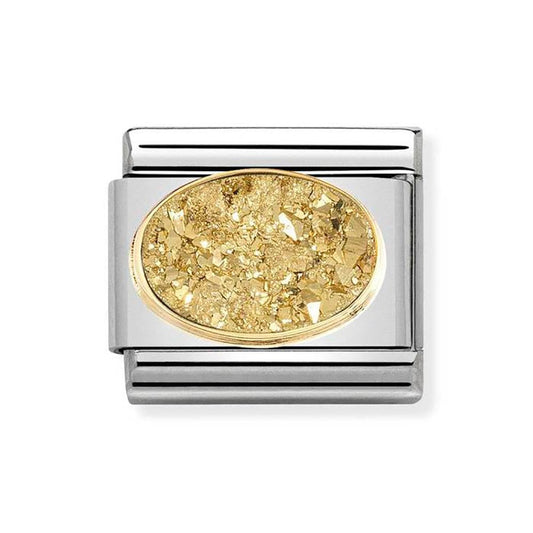 CLASSIC Druzy Agate Gold Dust Charm