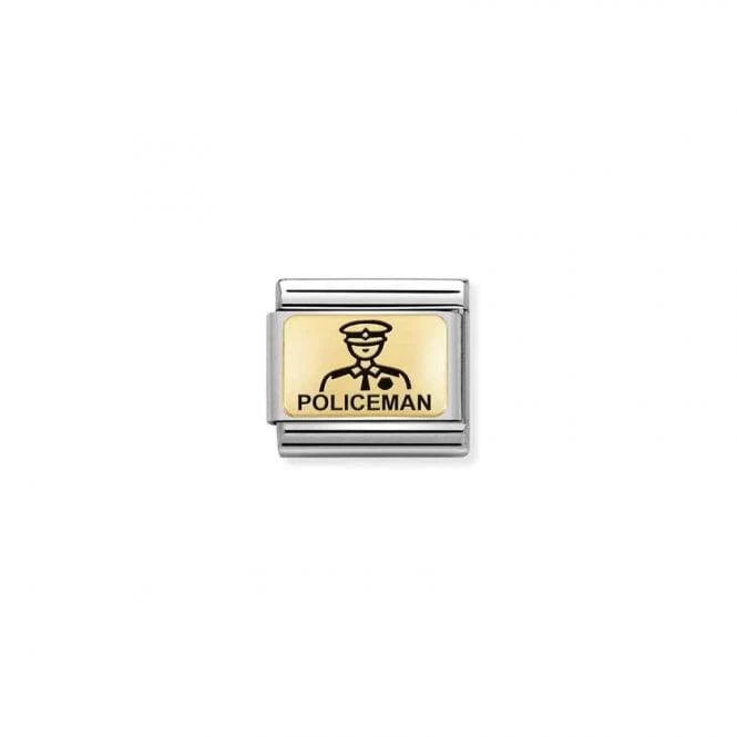 Yellow gold policeman