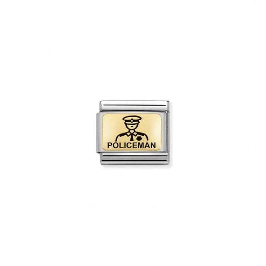 Yellow gold policeman