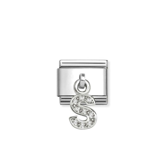 Silvershine Initial S Charm