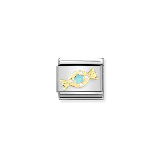Yellow Gold Blue Sweet Charm