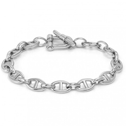 Ecclettica Navy Steel Link Small Bracelet
