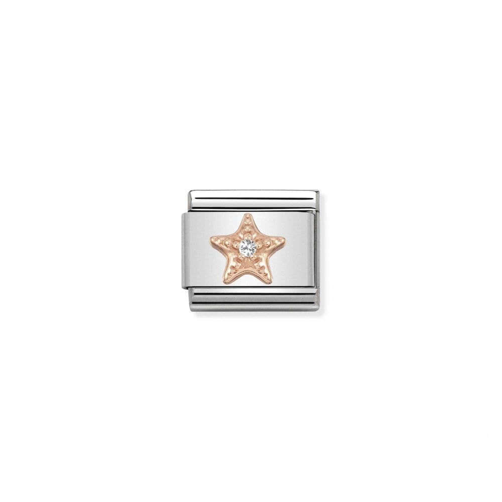 Rose Gold Classic Starfish Charm