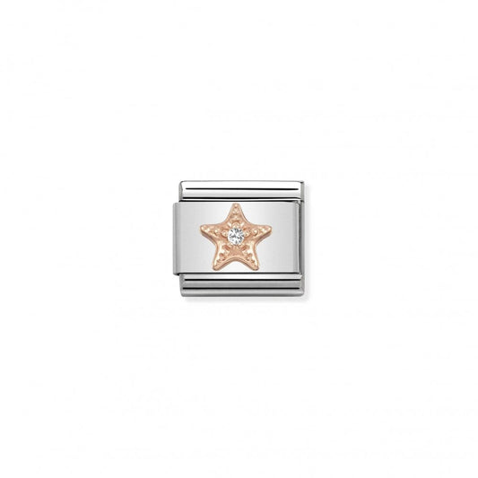 Rose Gold Classic Starfish Charm