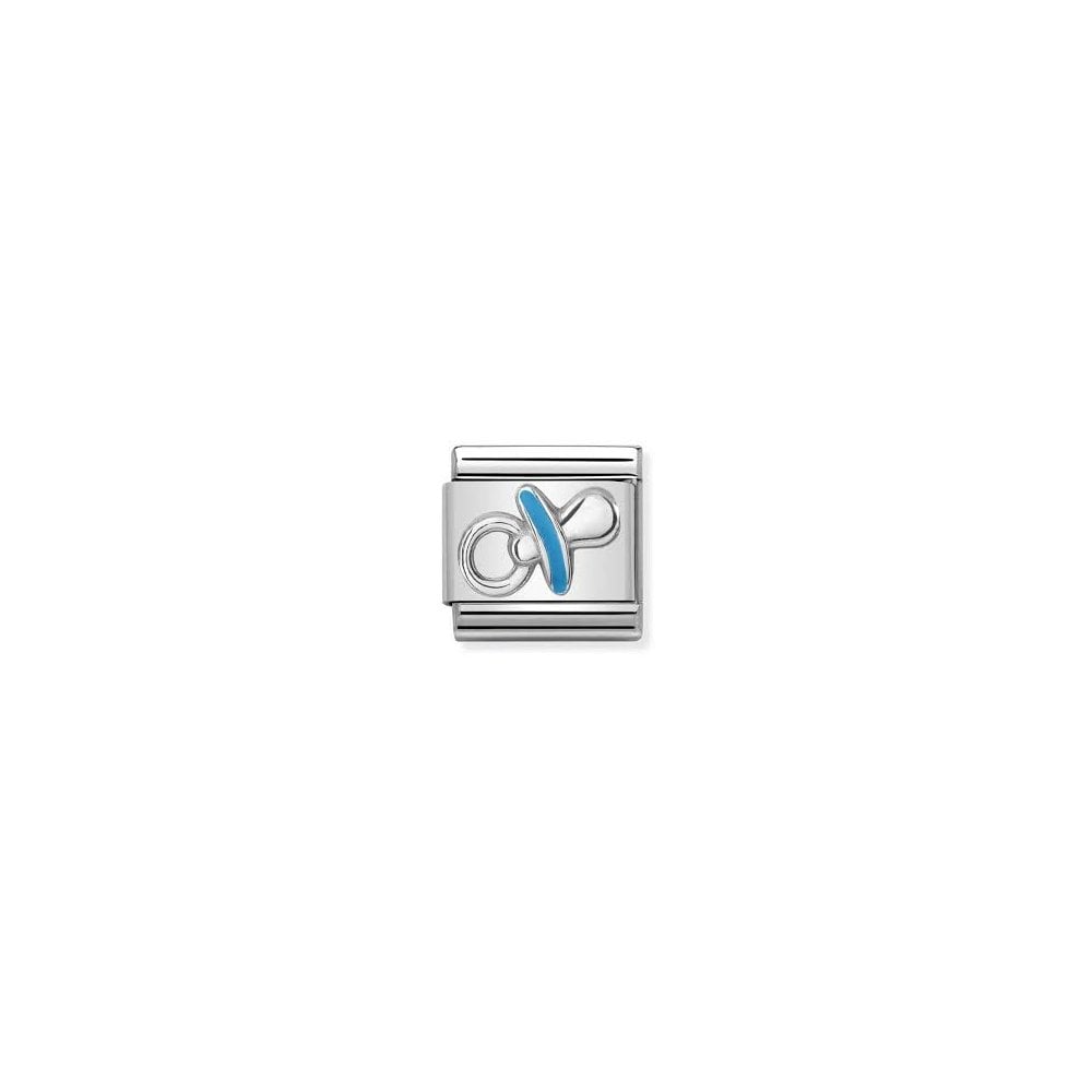 Silver Blue Dummy Charm
