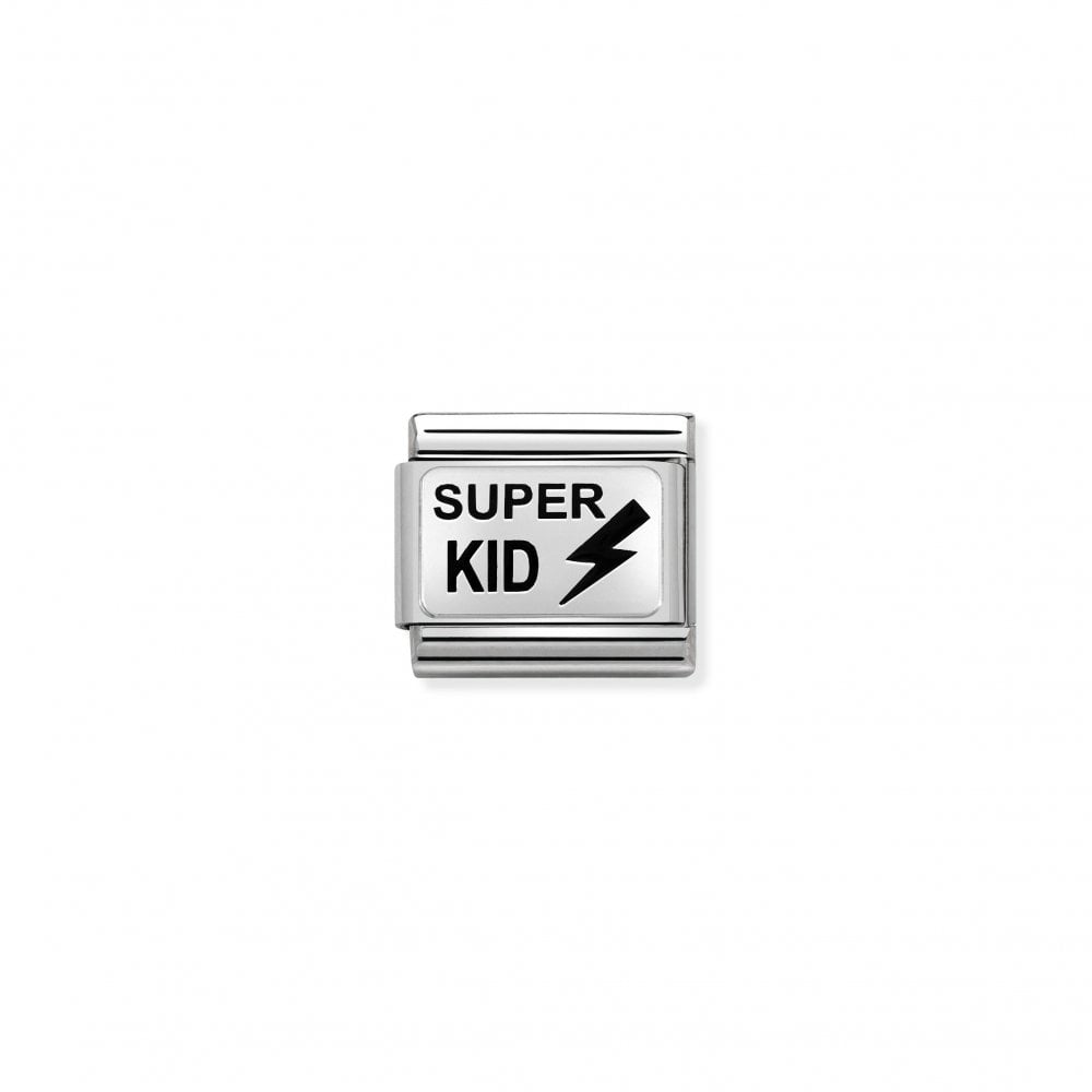 Silver Super KID Charm