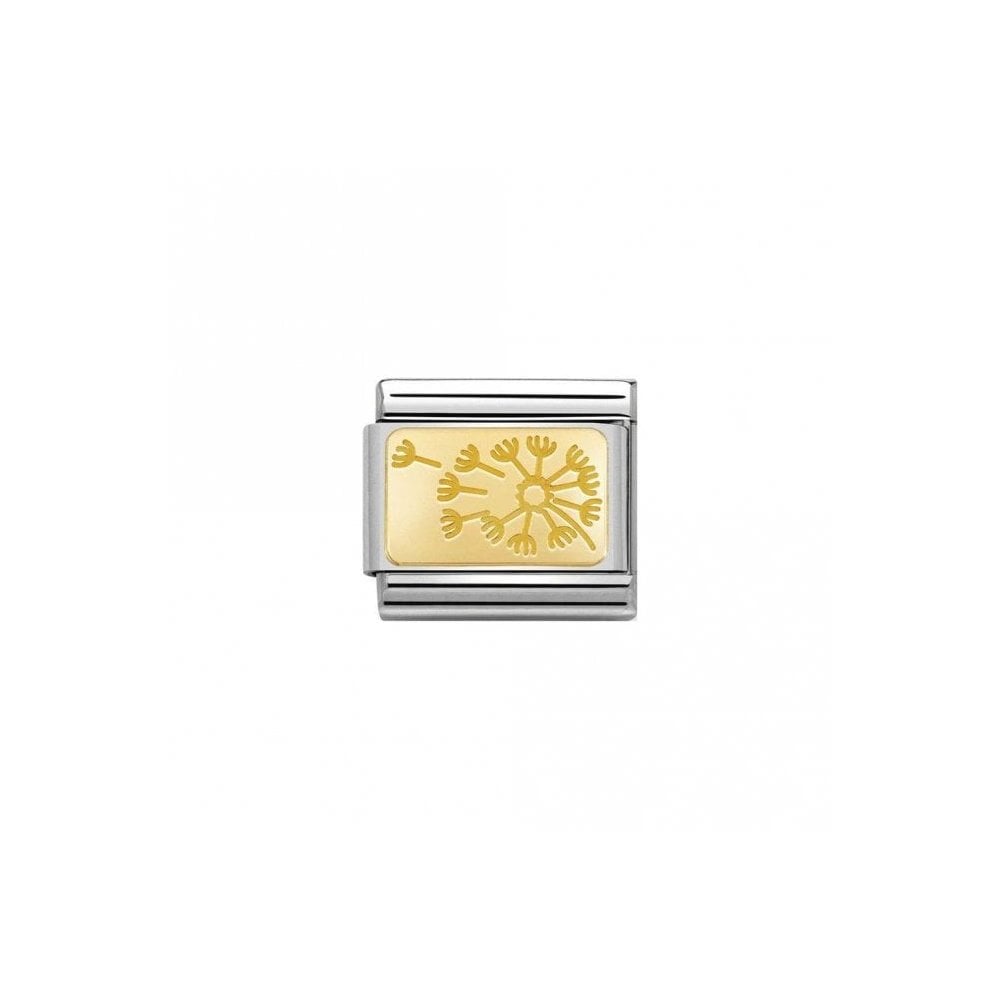 Gold Dandelion Charm