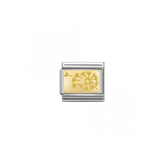 Gold Dandelion Charm