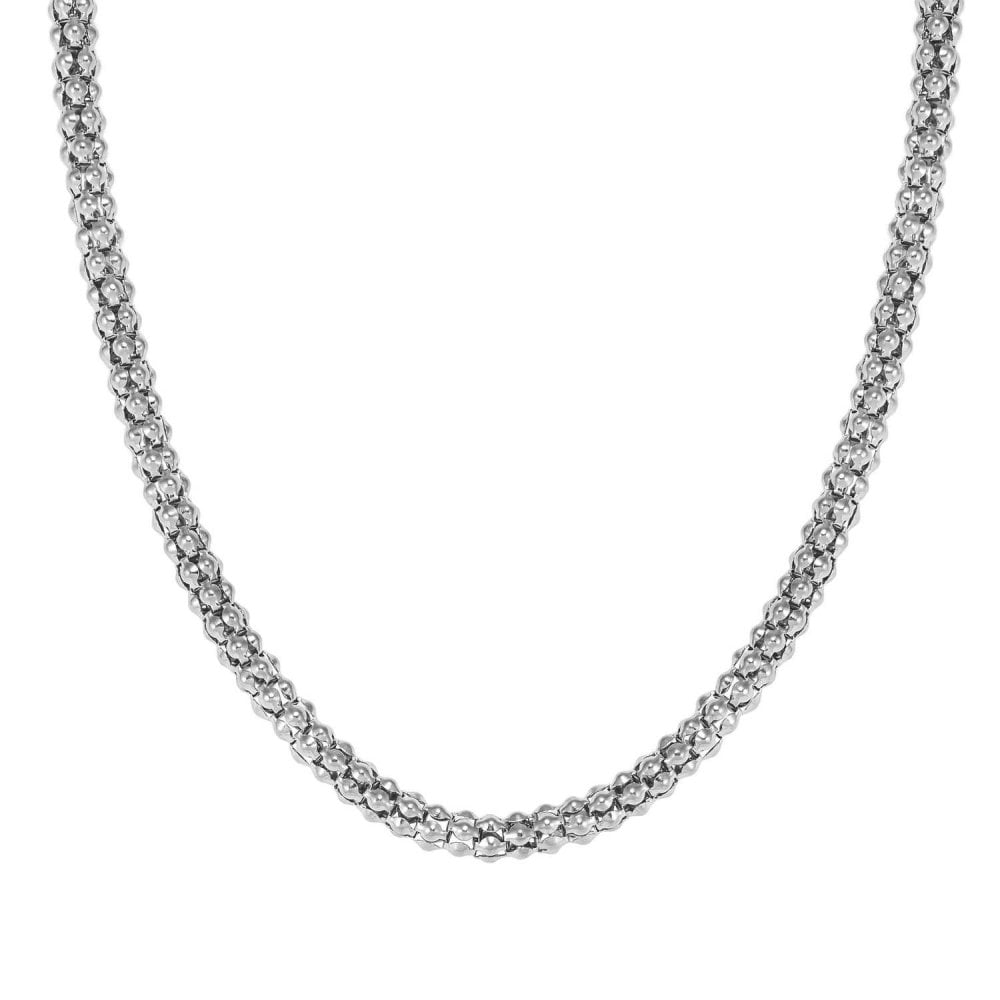 Ecclettica Steel Popcorn Chain Necklace