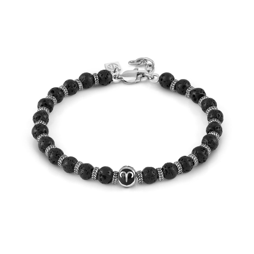 Instinct Lava Stone Beaded Bracelet