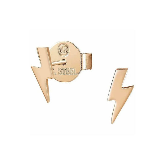 STARDUST Rose Gold Plated Lightening Bolt Earrings
